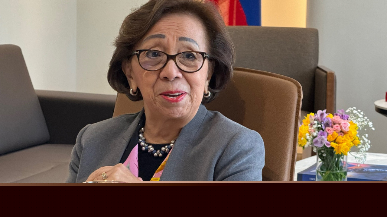 Delia Domingo Albert, former Foreign Minister of the Philippines speaks in an interview with The Korea Herald at the Embassy of the Philippines on April 17. (Sanjay Kumar/ The Korea Herald)