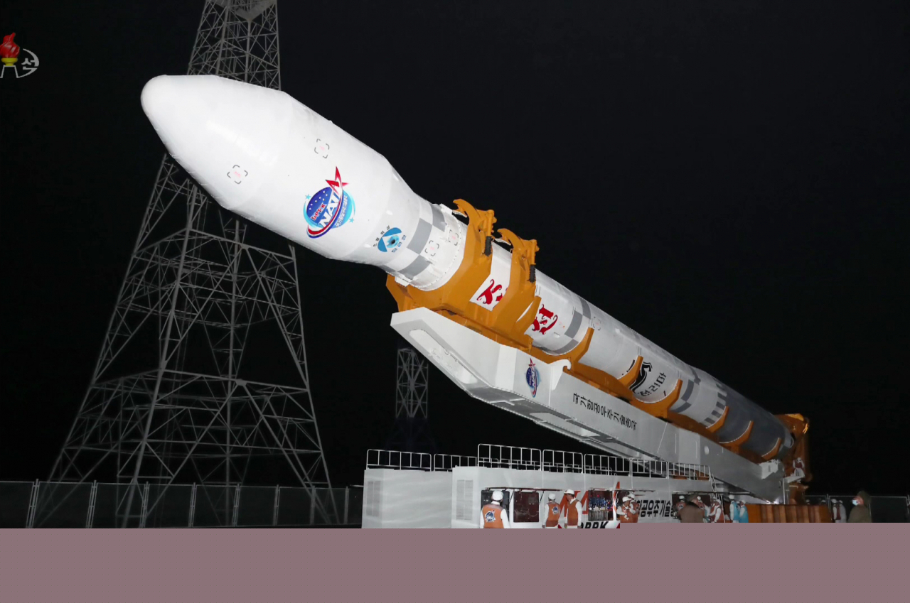 This file photo taken on Nov. 22, 2023 shows the North Korean military spy satellite Malligyong-1. (KCNA)