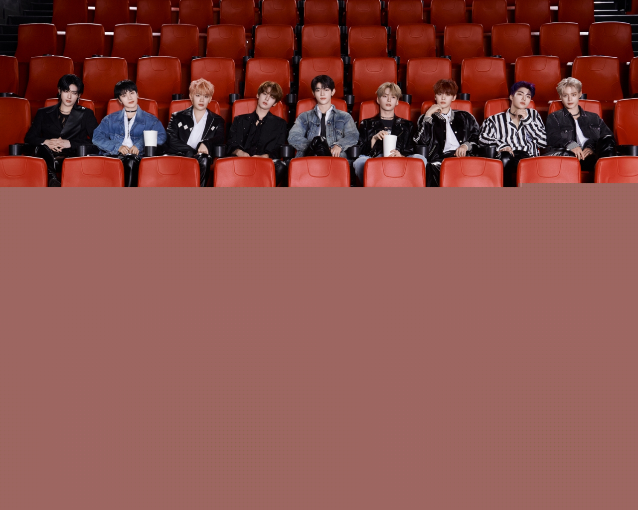 Teaser poster for Zerobaseone's 4th EP 'Cinema Paradise' (WakeOne)